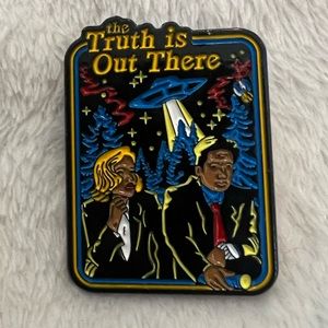 The truth is out there X Files lapel pin